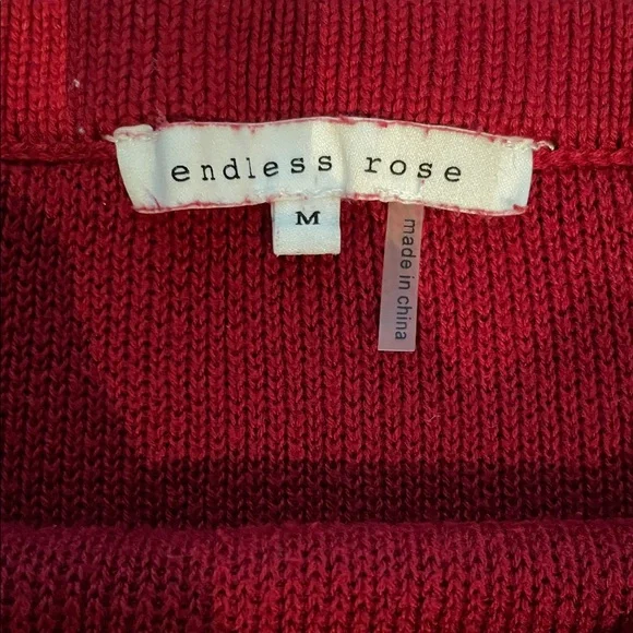 Endless Rose Red Off-Shoulder Ruffle Top - Picture 2 of 4